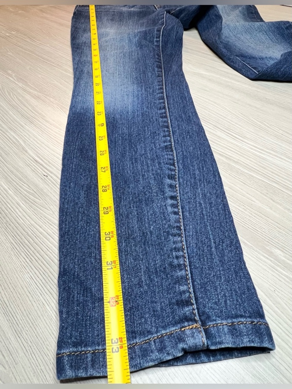 Nine West Gramercy Skinny Ankle Jeans‎ Women's Size 4 Blue Denim Stretch - Picture 4 of 6